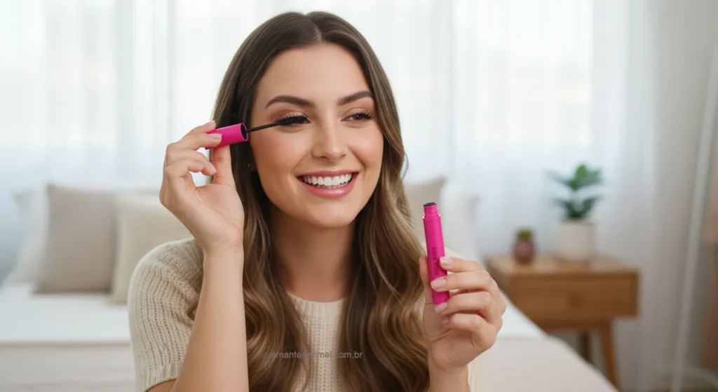 Máscara De Cílios Preta Efeito Boca Rosa 5g.